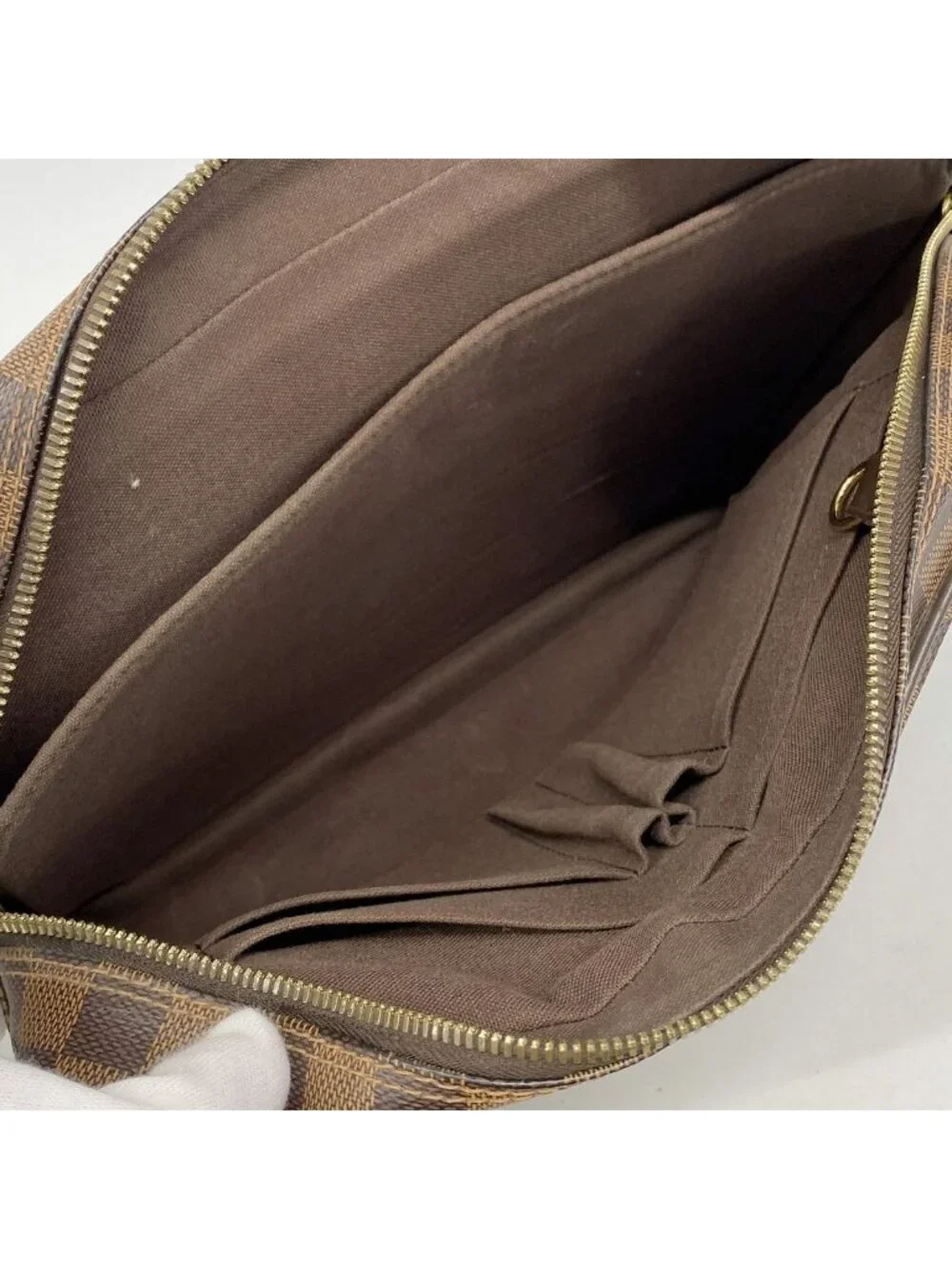Louis Vuitton Shoulder Bag Damier Shelton MM Ebene